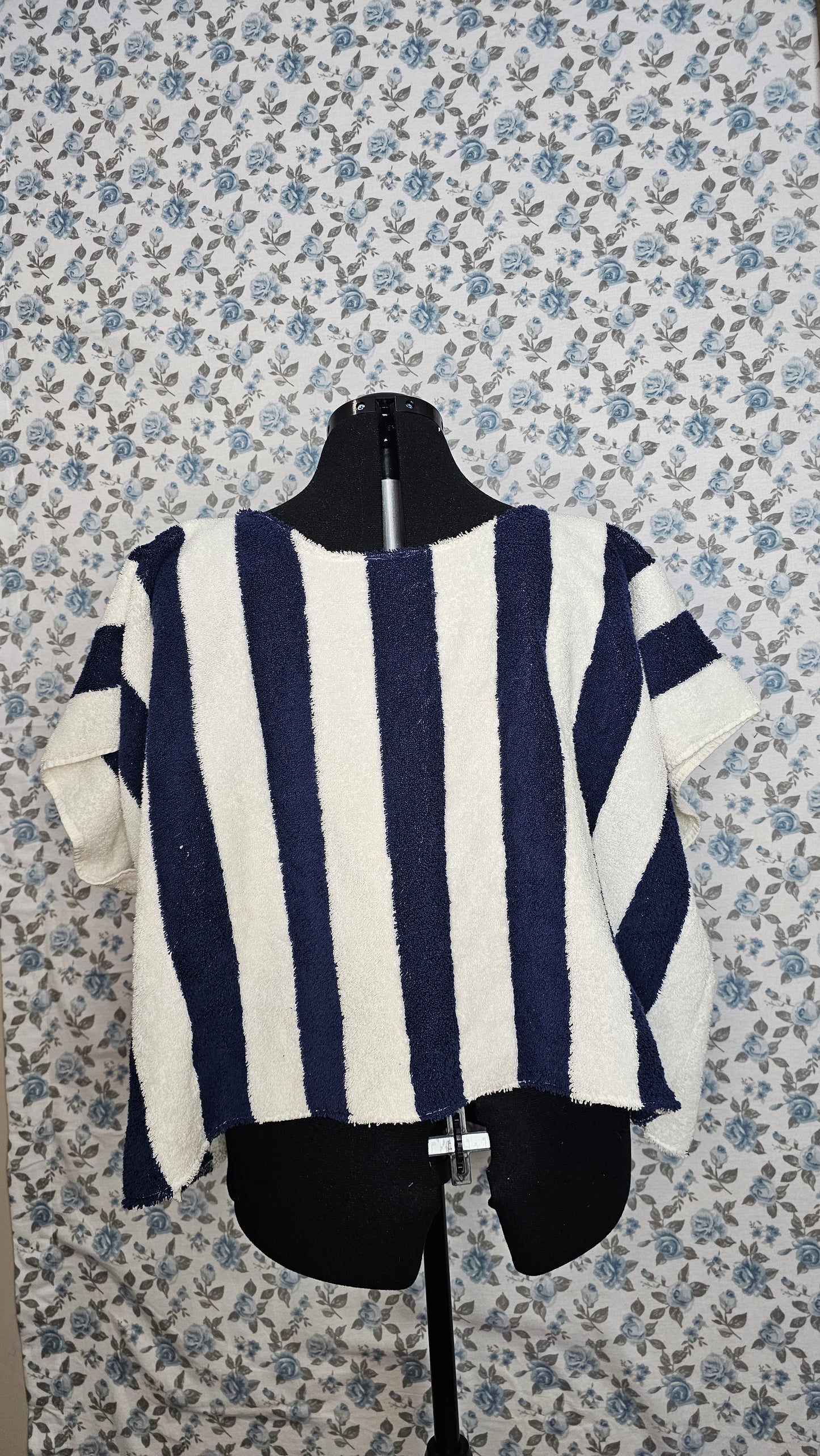 Blue stripes Towel Top