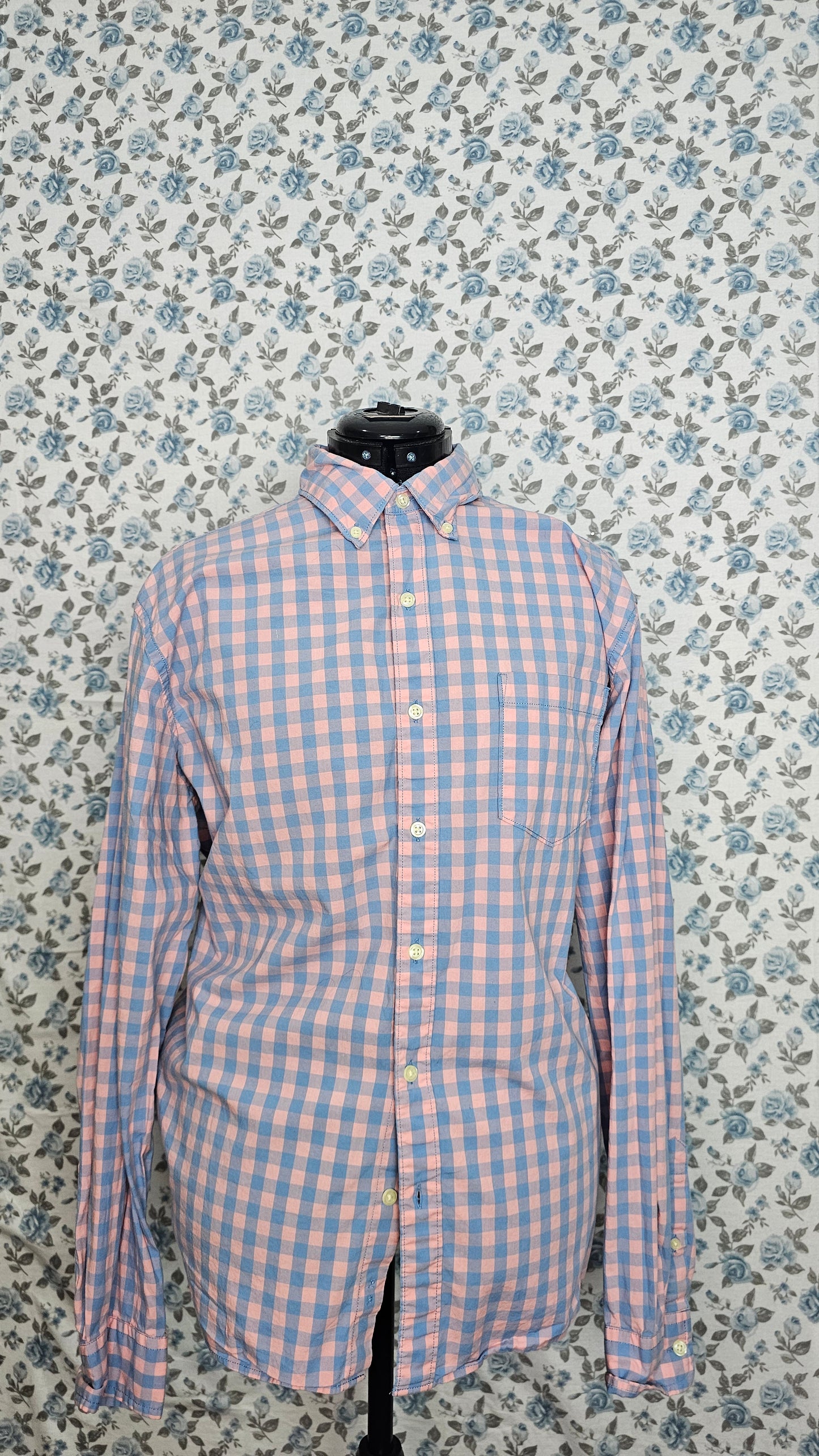 Bow Chechered Pink Top